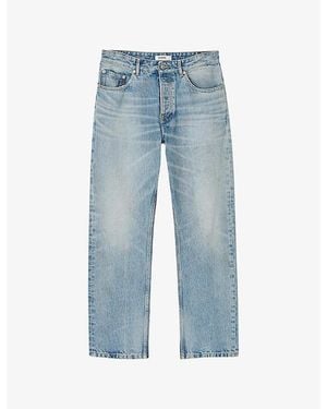 Sandro Regular-Fit Mid-Rise Denim Jeans - Blue