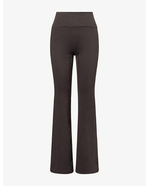 ADANOLA Flared Yoga Stretch-Jersey Leggings - Grey