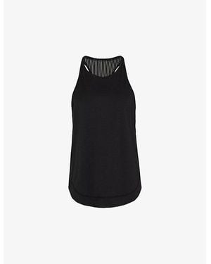 Sweaty Betty Breathe Easy Run Stretch-Woven Tank Top - Black