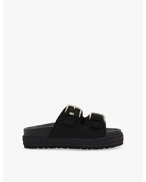 KG by Kurt Geiger Raquel 2 Knitted Sandals - Black