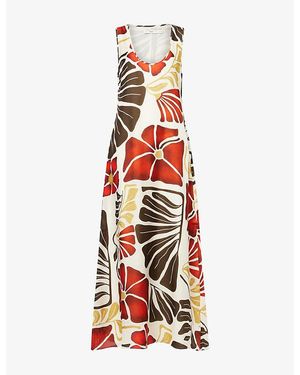 SIR. Julietta Woven Maxi Dress - Red