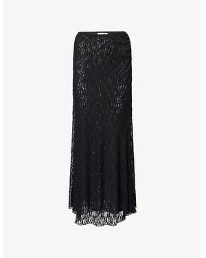 Dissh Lizzie Layered Stretch-Woven Skirt - Black