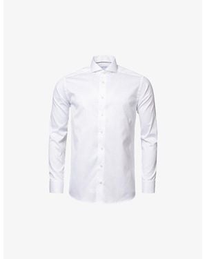 Eton Extreme Cutaway-Collar Single-Cuff Slim-Fit Cotton-Twill Shirt - White