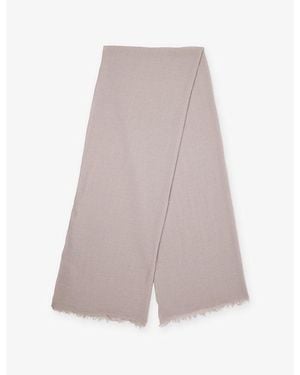 Rick Owens Emily Wool, Silk And Cashmere Scarf - Gray