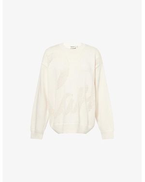 Carhartt Perla Relaxed-Fit Cotton-Knit Jumper - White