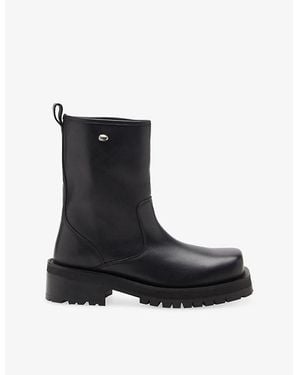 DIESEL D-Texan Leather Boots - Black