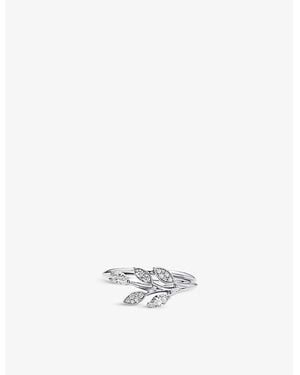 Tiffany & Co. Tiffany Victoria Vine Diamond And Ring - White