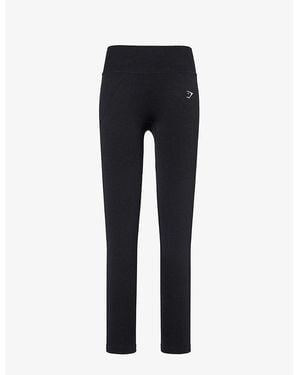 GYMSHARK Lift Contour High-Rise Stretch-Woven Leggings - Blue