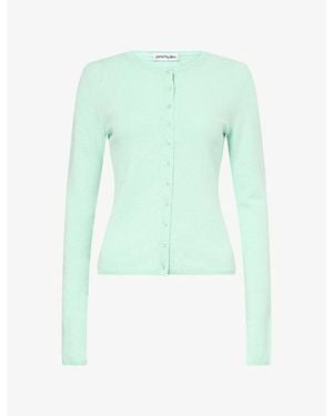 Peachy Den Everyday Knitted Cardigan - Green
