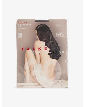 FALKE Pure Matt 20 Denier Stretch-Woven Tights - Grey