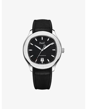 Piaget Pgg0A47014 Polo Interchangeable-Strap Stainless-Steel Watch - Black