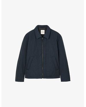 Sandro Spread-Collar Slip-Pocket Regular-Fit Shell Jacket - Blue
