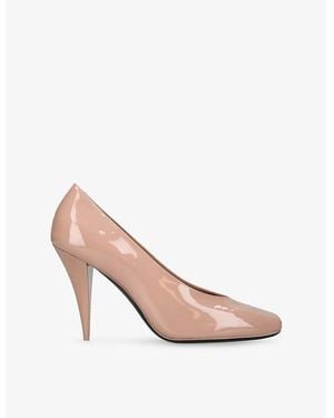 Givenchy Square-Toe 95 Patent-Leather Pumps - Pink