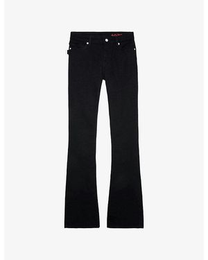 Zadig & Voltaire Eclipse Bootcut Denim Jeans - Black
