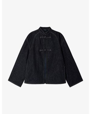 Soeur Iliana Relaxed-Fit Denim Jacket - Blue