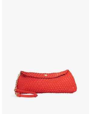 Dune Encourage Woven Clutch - Red