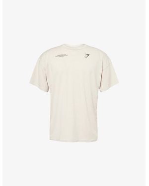 GYMSHARK Conditioning Club Oversized Jersey T-Shirt - White