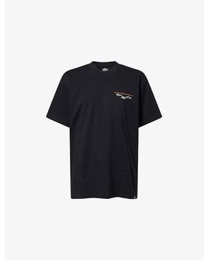 Dickies Laryville Graphic-Print Cotton T-Shirt - Blue