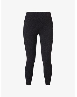Sweaty Betty Power 7/8 Stretch-Woven Workout Leggings - Black
