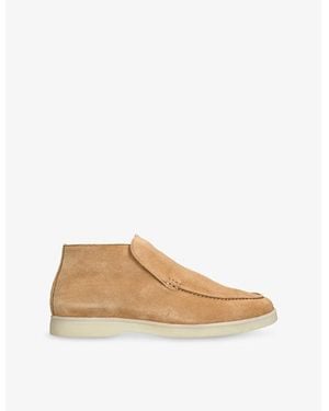 Aurélien City Suede Loafers - Natural