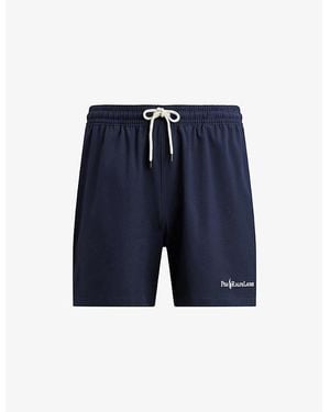 Polo Ralph Lauren Traveler Brand-Embroidered Swimming Trunks - Blue