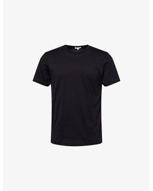 Sunspel Riviera Crewneck Cotton-Jersey T-Shirt - Blue