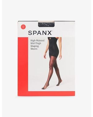 Spanx Shape High-Rise Sheer Tights - Red
