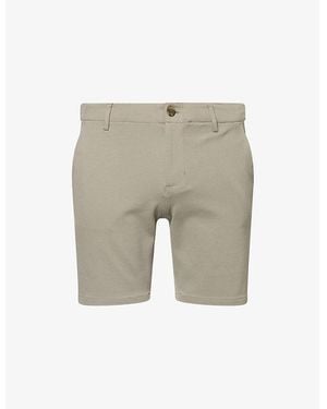 PAIGE Rickson Tailored Stretch-Woven Shorts - Gray