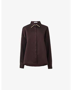 eem Long-Sleeve Woven Shirt - Purple
