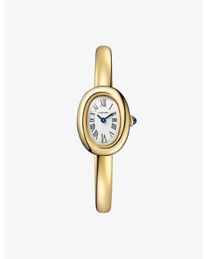 Cartier Baignoire Mini Size 16 18Ct- Quartz Watch 24.6Mm - Metallic