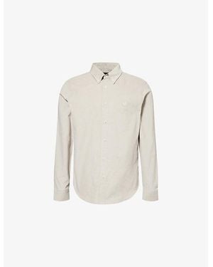 Belstaff Street Corduroy Cotton Shirt - White
