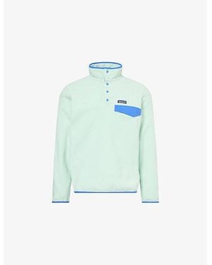 Patagonia Snap-T Relaxed-Fit Fleece Top - Blue