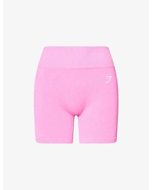 GYMSHARK Interval Seamless Workout Shorts - Pink