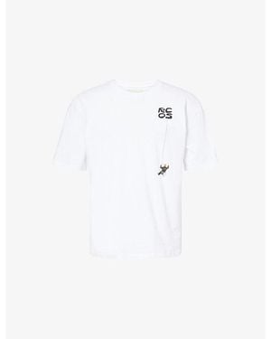 Reese Cooper Outdoors Ropes Cotton T-Shirt - White