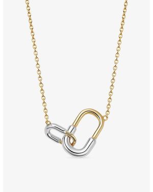 Astley Clarke Aurora U-Hoop Link 18Ct- Plated Sterling- Necklace - Metallic