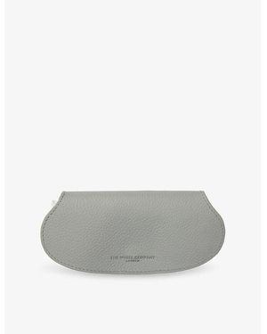 The White Company Leather Glasses Case - Grey