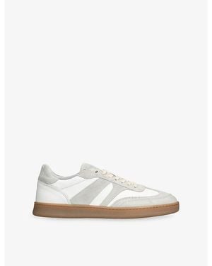 Collegium Court Iii Leather Trainers - White