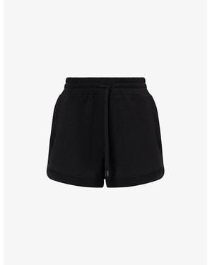 Varley Ollie High-Rise Stretch-Jersey Shorts - Black