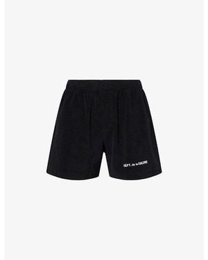 GALLERY DEPT. Zuma Logo-Print Cotton Shorts - Black