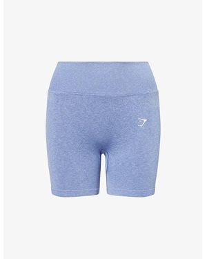 GYMSHARK Lift Seamless Jersey Shorts - Blue