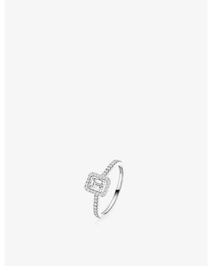 Messika Joy 0.25Ct 18Ct And 0.45Ct Diamond Ring - White