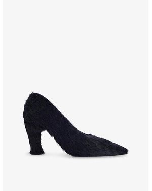 Harry Lambert X Disney Harry Lambert For Zara X Disney Faux-Fur Heels - Blue