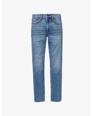 Rag & Bone Fit 2 Five-Pockets Straight-Leg Regular-Fit Stretch-Denim Jeans - Blue