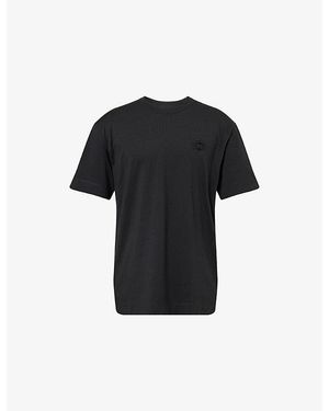 Canada Goose Gladstone Embroidered Cotton-Jersey T-Shirt - Black