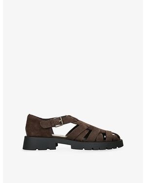 Dolce Vita Elsah Suede Sandals - Black