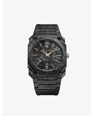 BVLGARI Octo Finissimo Carbon Automatic Watch - Black