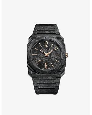 BVLGARI Octo Finissimo Carbon Automatic Watch - Black