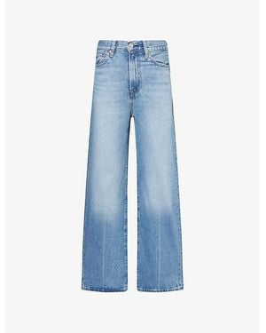 Levi's Ribcage Wide-Leg Denim Jeans - Blue