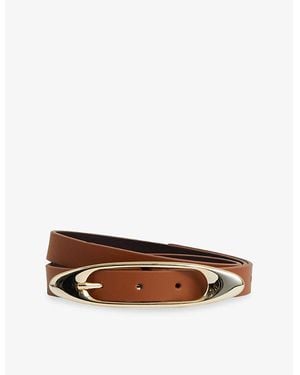 Reiss Evelina Leather Belt - Brown