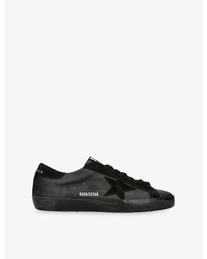 Golden Goose Super Star 90100 Leather Trainers - Black